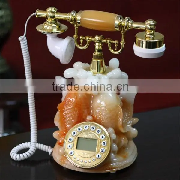 Analog retro corded landline telephone