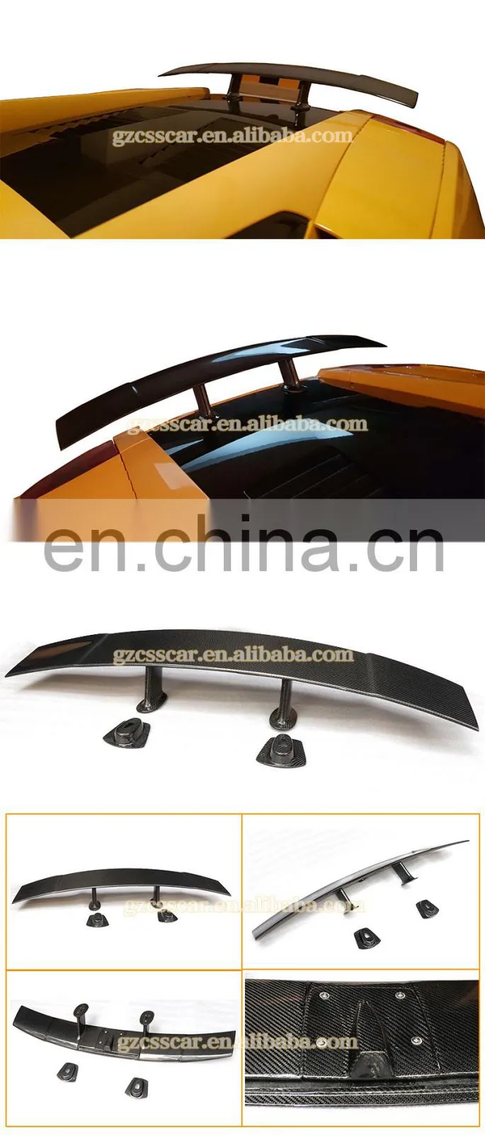 carbon fiber rear spoiler for Gallardo LP550