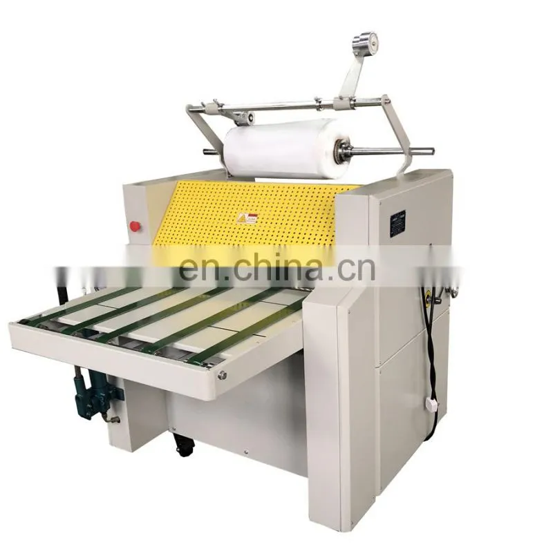 FM8350 Table top office Preglued Plastic film Manual A3 thermal laminating machine, small cold double side laminator