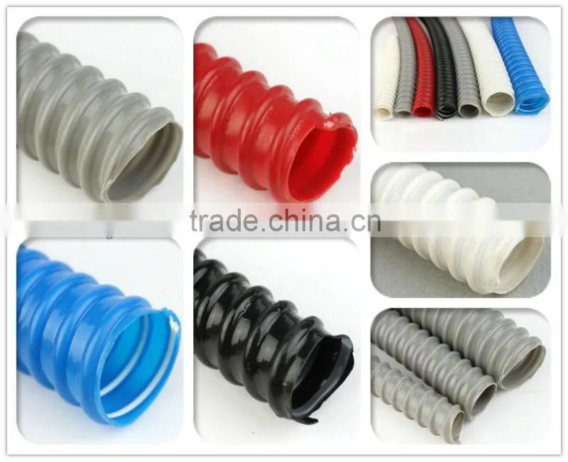 pvc reinforced hose spiral flexible plastic hose
