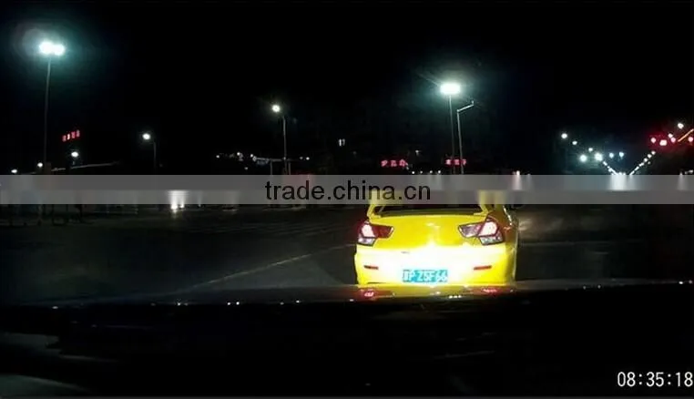 Reversing automatically switch full hd dual lens car dvr dual camera