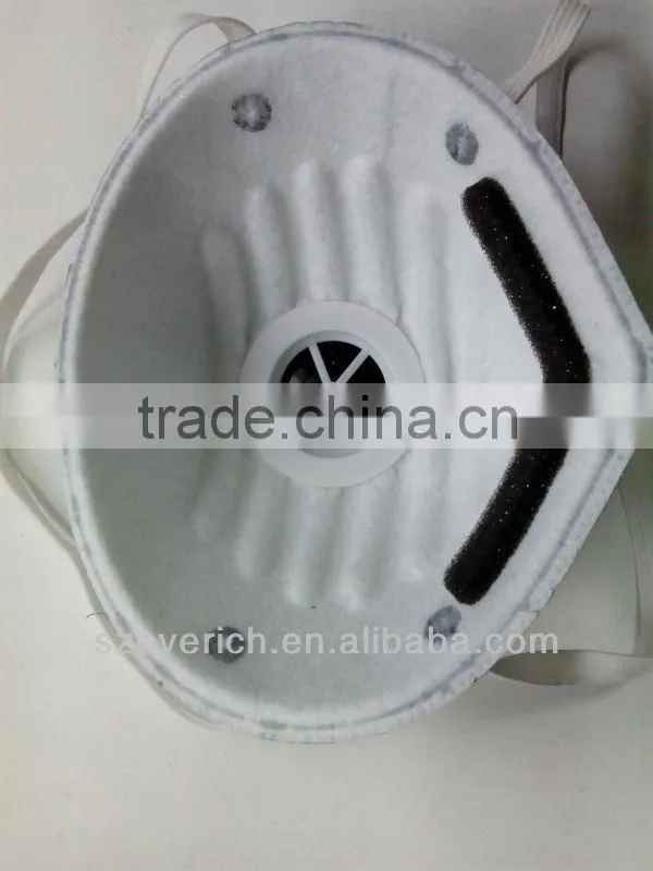 NIOSH 95 Good Quality Actived Carbon And Breath Valve Dust Mask