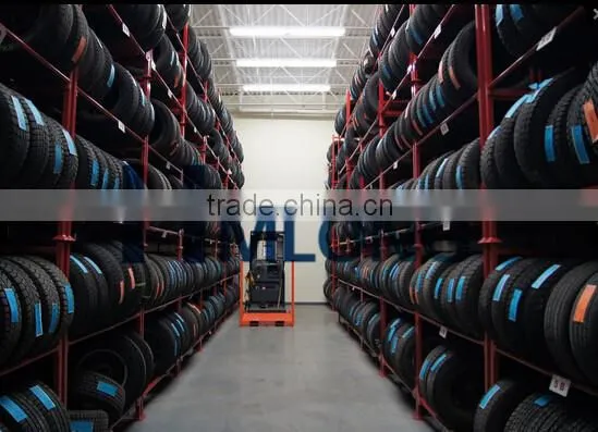 Warehouse folding metal truck spare tire rack