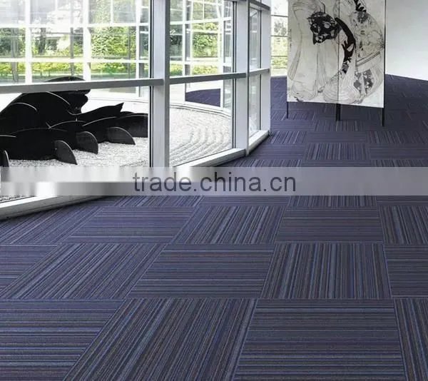 cut pile striped wall to wall carpet