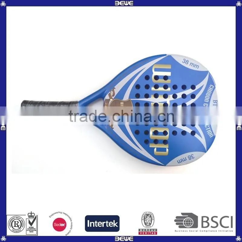 Hot fiberglass paddle racket with bag
