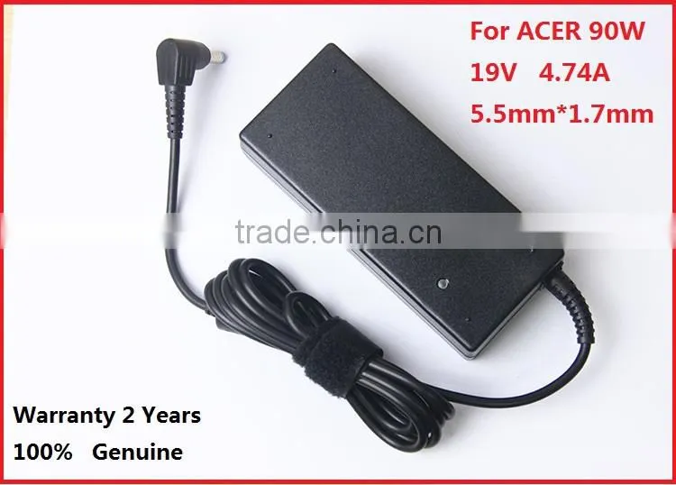 New Genuine Laptop AC Adapter For Acer 19V 4.74A 90W Battery Charger for Acer 4925 4930 5520 4750g 5820