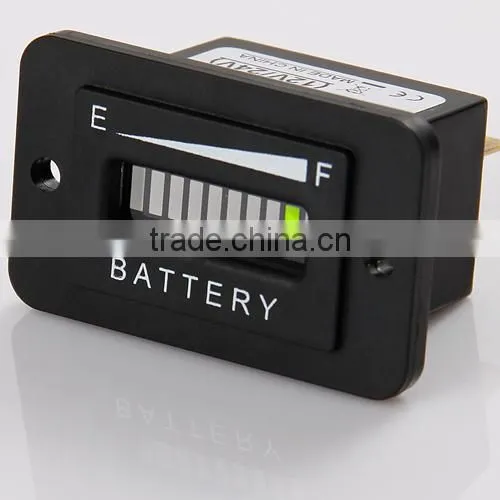 Battery charge Indicator 12V 24V 36V 48V 72V for golf carts car forklift ebike