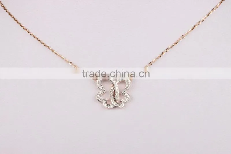 2015 New Fancy Gold And Silver Allah Pendant Necklace