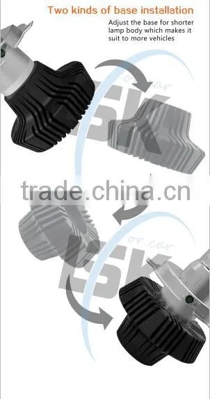 Brightest G7 led headlight high lumen 4000LM H11 led auto headlamp without fan