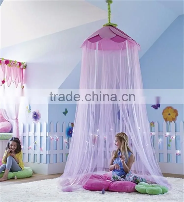 Girls Flower Handing Mosquito Net Bed Foldable Baby Outdoor Mosquito Net Tent