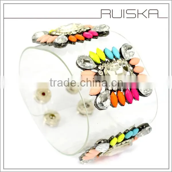 Shourouk Style With Crystal Plastic Bracelet