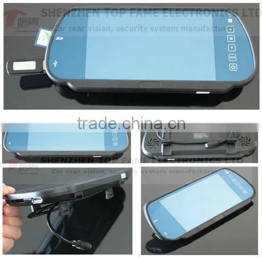 RV-6500 car reverse aid system with 6.5 inch LCD monitor for heavy duty vehicle