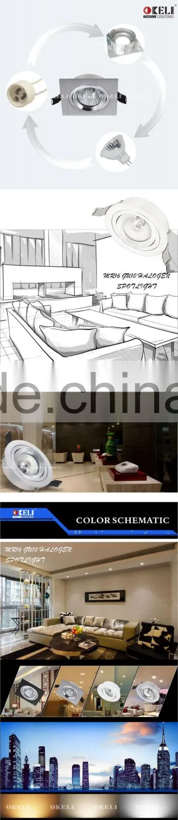 New hot sale GU10 spotlight fixture,indoor lighting fixture