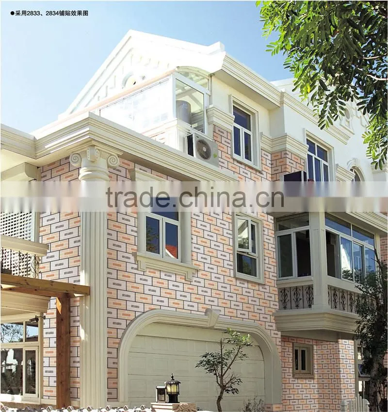 6D HD inkjet tile for outdoor wall 90x280mm