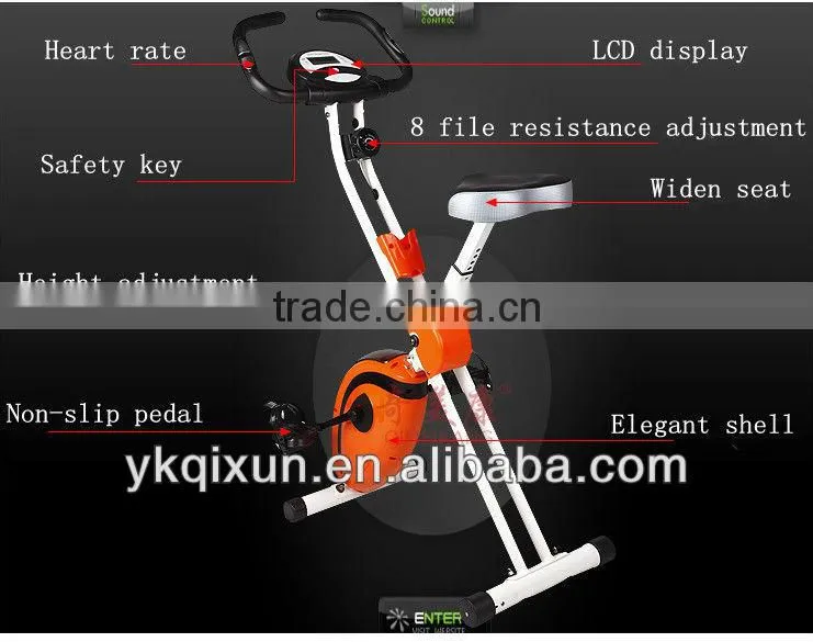 2013 China Factory magnetic cross trainer exercise bike