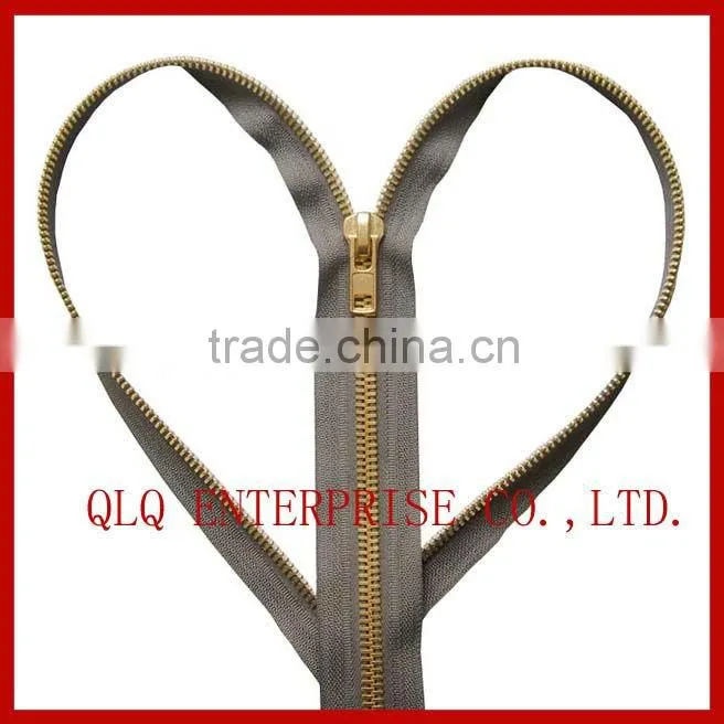 Brass Metal Zipper