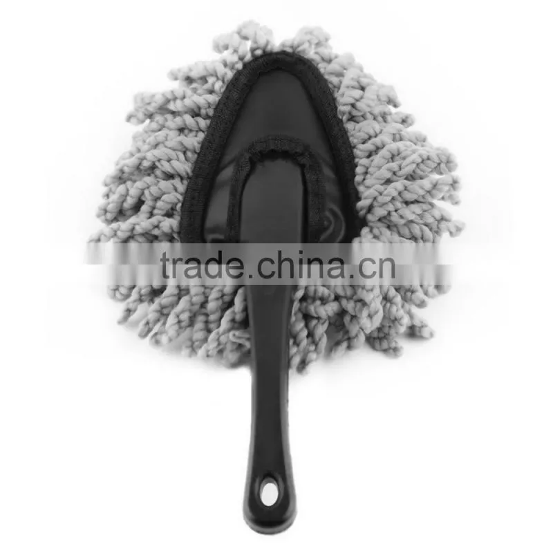 Multi-functional Car Duster Cleaning Dirt Dust Clean care Brushes Dusting Tool Mop Gray