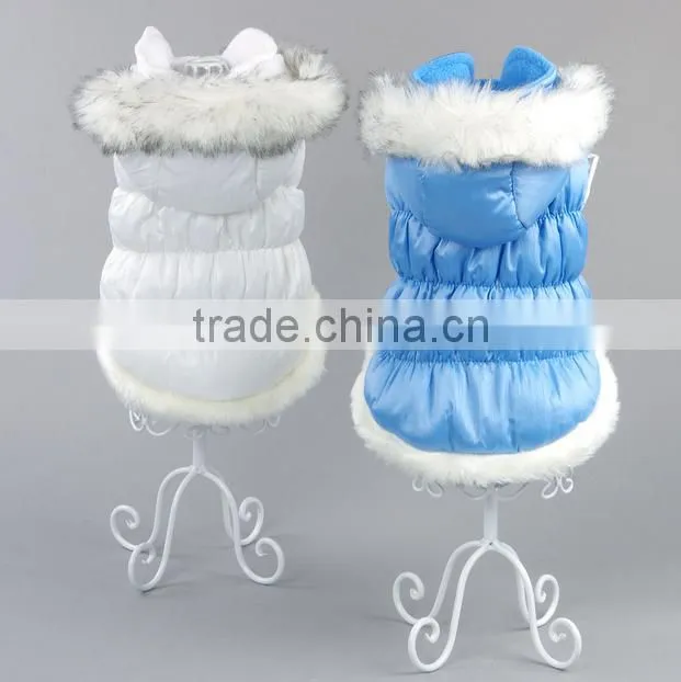 100% polyester beautiful dog warm outwear wholesale