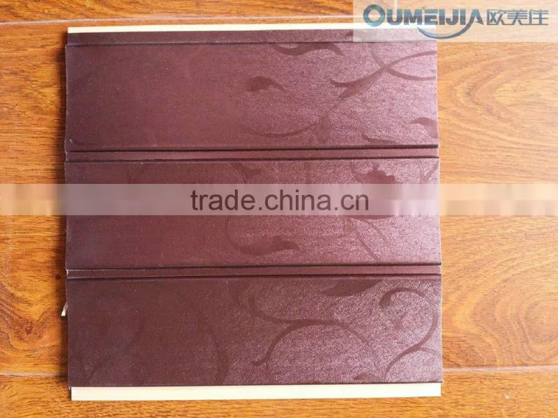 OUMEIJIA Latest Fashion PVC laminated wall panels for interior decoration from jiaxing import export