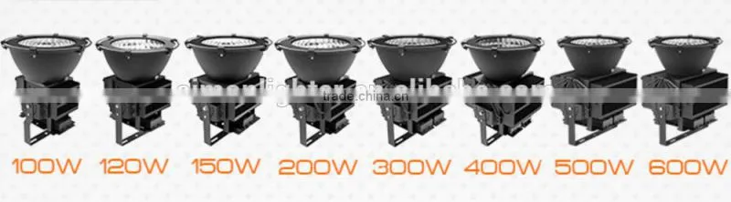 500Watt high brightness AC100-277V warm white 4000K high power led indoor stadium lights high bay SAA, UL, DLC5 years warranty