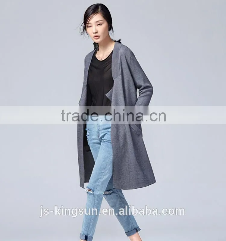 Woman's long cotton cardigan