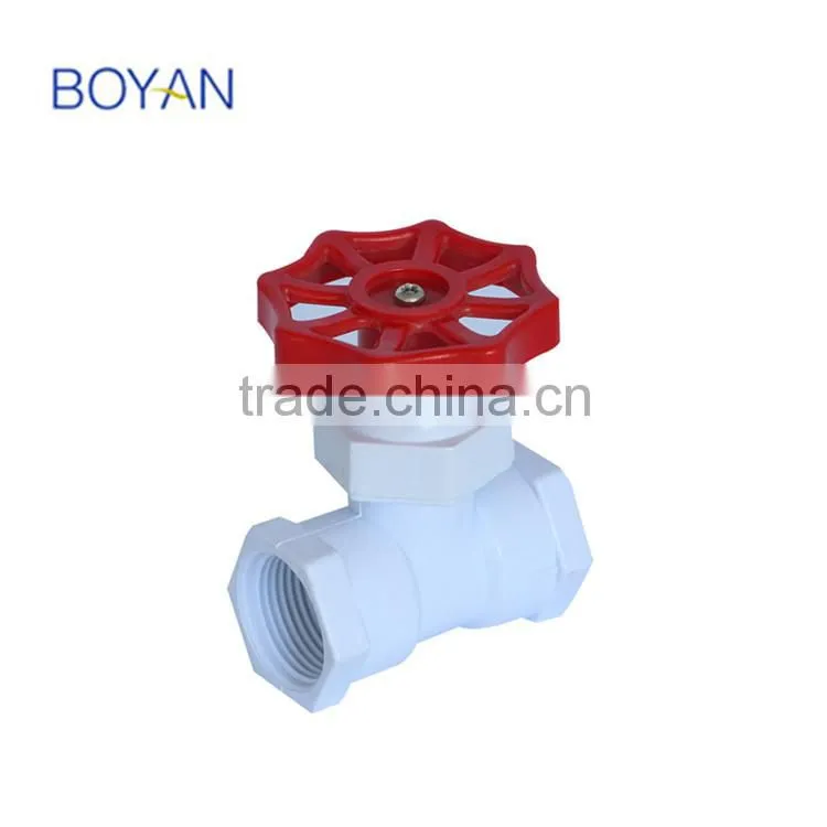 drainage products BOYAN zhejiang taizhou for bathroom plastic stop valve