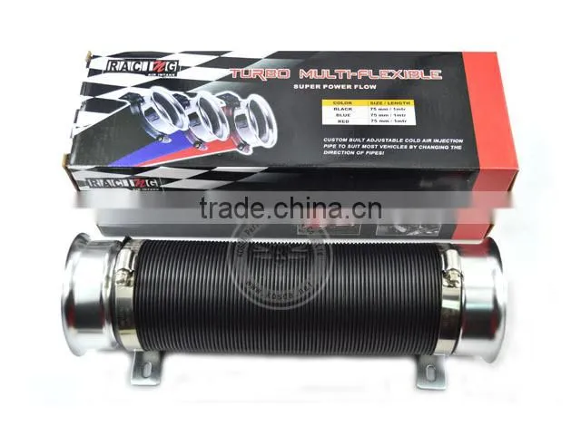 76mm 3 inch 3''Carbon Fiber Cold Air Intake Extension System