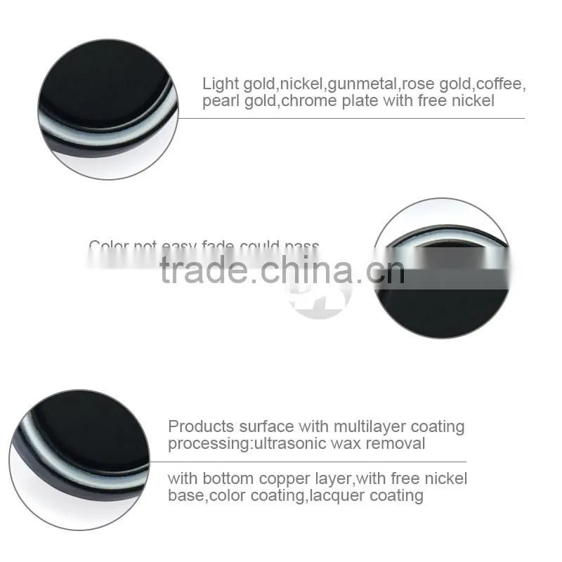 Fancy Custom Black Metal Snaps Buttons For Clothing