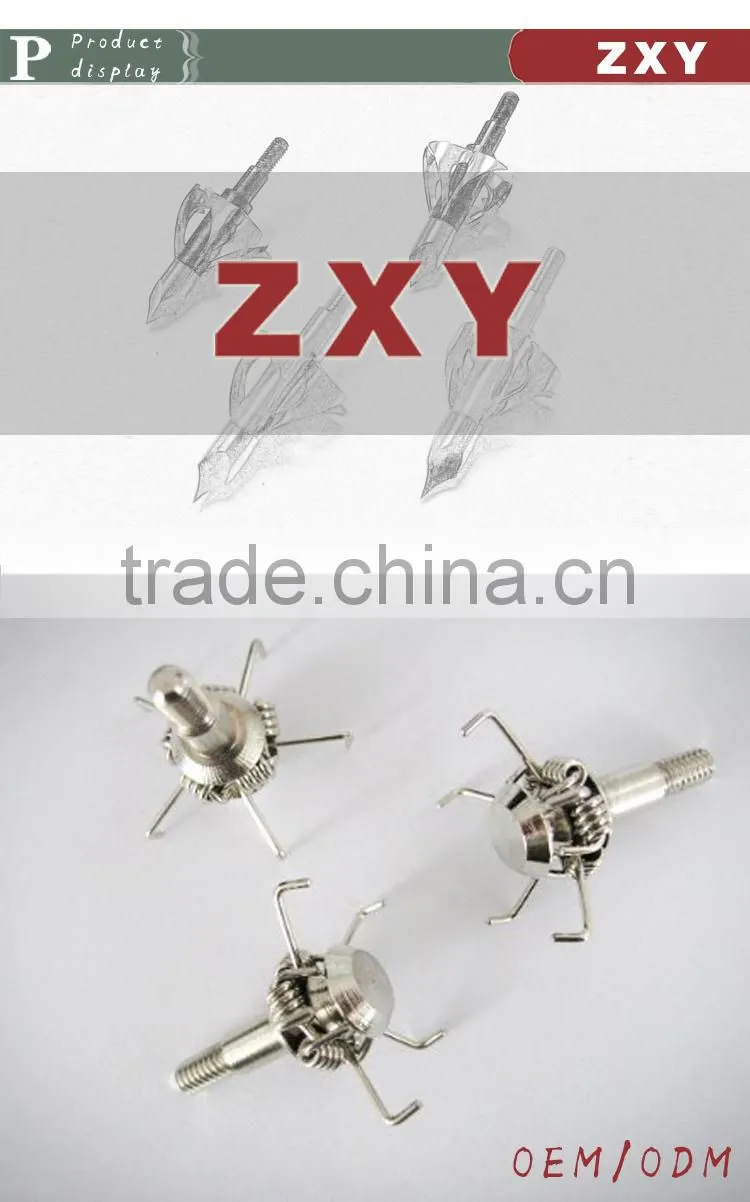 Little judo Arrow 100gr Points Stainless Steel Broadhead for Small Animal Game