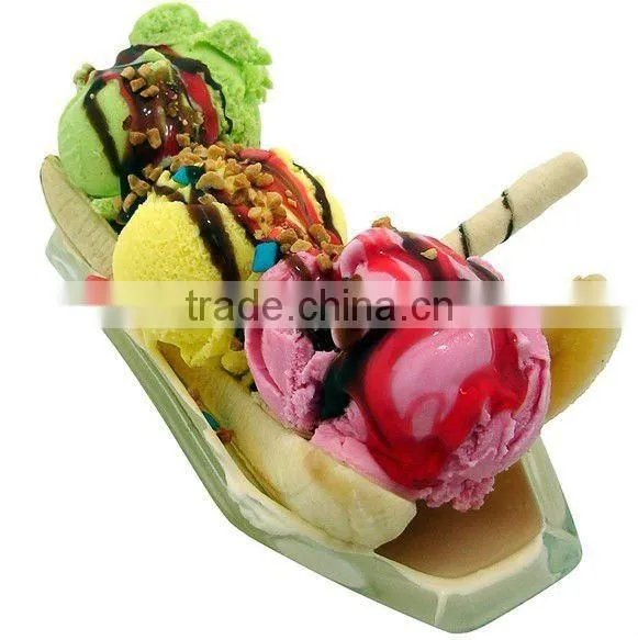 CE Approved three colour soft serve ice cream machine