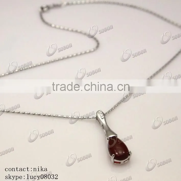 2016 fashion jewellry 925 sterling silver pendant necklace wholesale in China