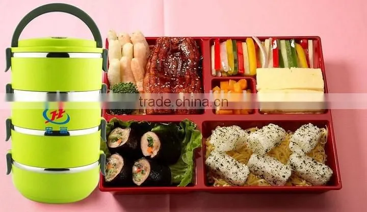 price of multi-layer stainless steel bento lunch box home utensils china