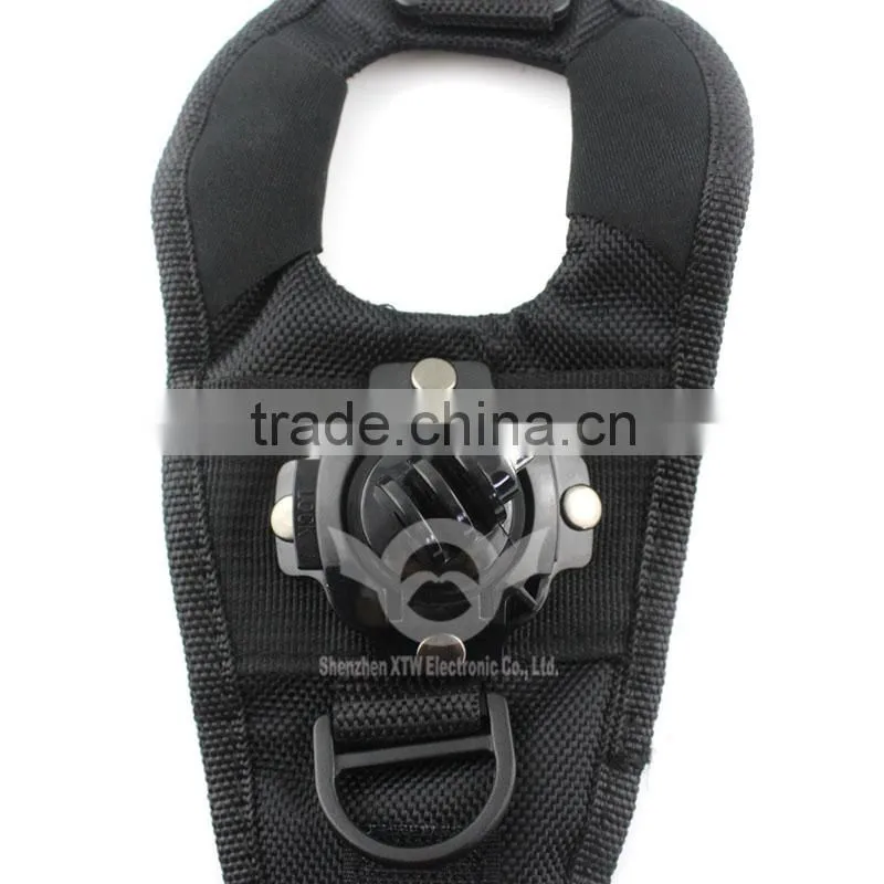 Wholesale Factory Price 360-degree Rotation Glove-style Mount for GoPro Hero 2/3/3+/4/4 Gopro accessory camera accessories GP01