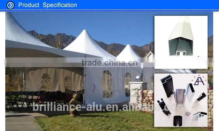 Customized Aluminum Profile For Tent