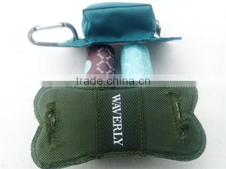 fabric dog poop bag holder pet waste bag dispenser