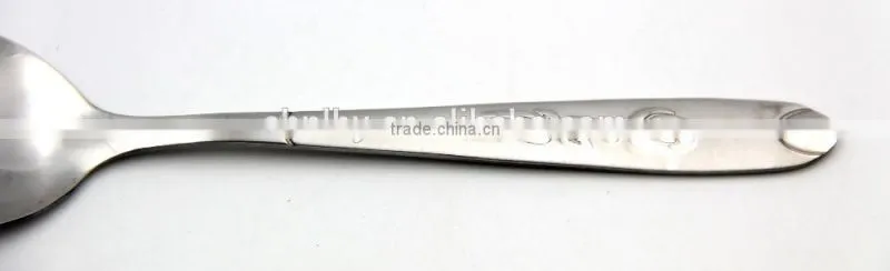 China 6pcs stainless steel dessert spoon & cutlery set