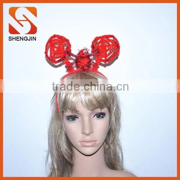 Factory sales crazy spider Halloween headband