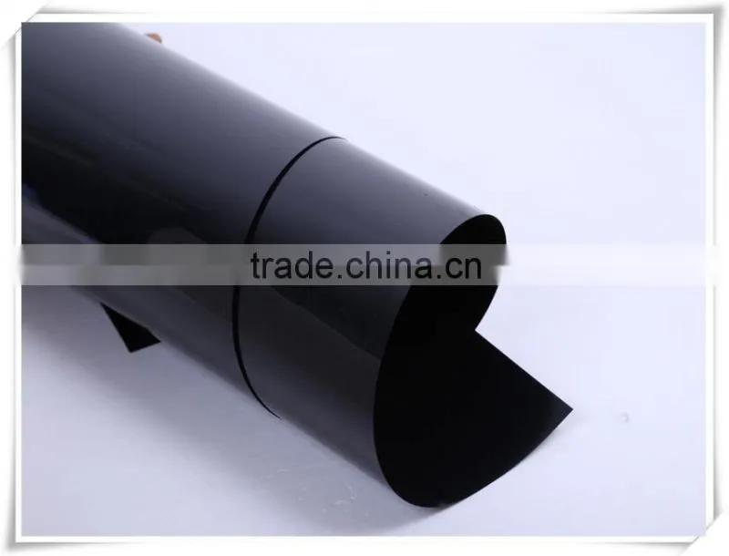 pvc sheets black/pvc optical black sheet