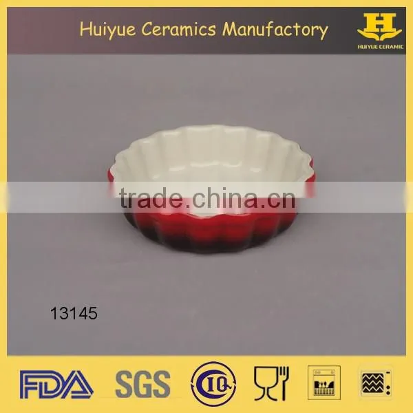 Ceramic Glazed Pie Dish, Pie Mould, Round Baking Dish