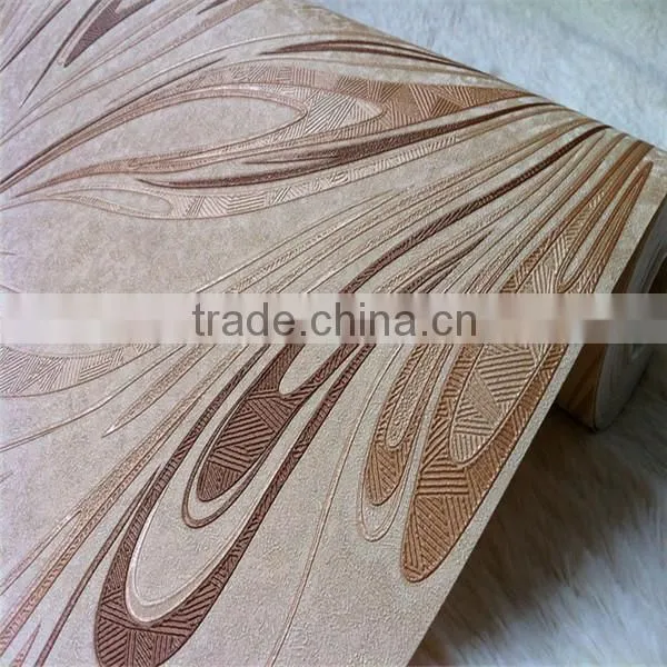 modern style wall paper brown color