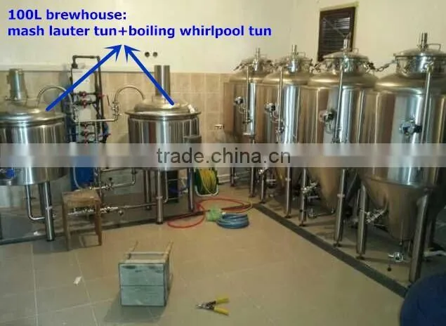 100L Brewhouse and brewery equipment