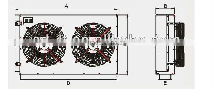 Air Cooled Condenser for Refrigeration system,Condensing Units parts