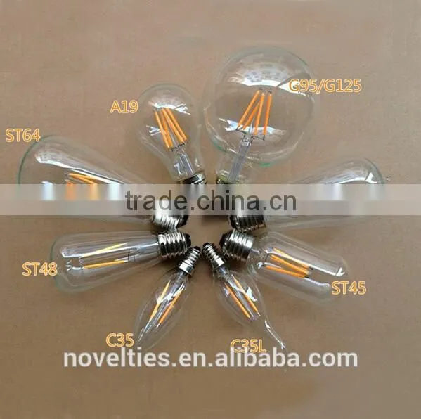 Antique Retro Vintage LED Edison Light Bulb E27 220V 3W Incandescent Light Bulbs