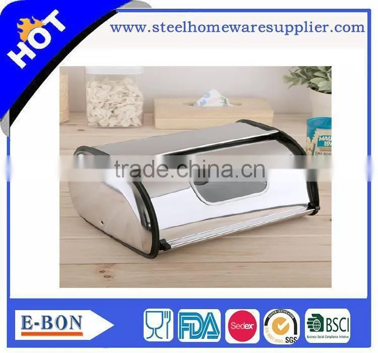 Modern design stainless steel window bread ferment box