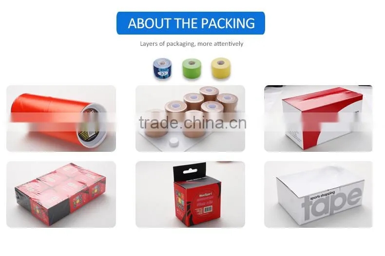 Wholesale Strapping Athletic Rayon Taping Tape Tears Rigid Cotton Sport Bandage Tape
