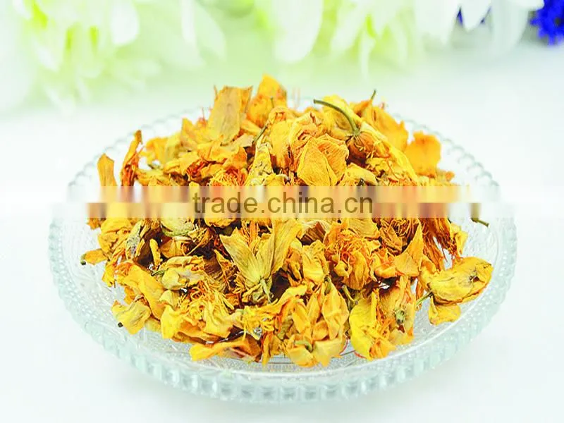 Premium Chinese herbal nasturtium dried flower tea detox and smooth throat jinlianhua globeflower tea