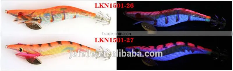 Transparent body purple back 3.0 squid jig