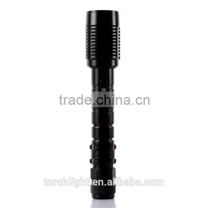 Mini Handy Portable Outdoor Zoomable Adjustable Focues LED Flashlight CRE E 3 Mod Torch Light Lamp