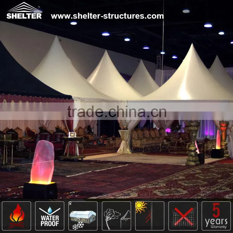 Aluminum Material Outdoor Transparent Garden Pavilion Pagoda Tent