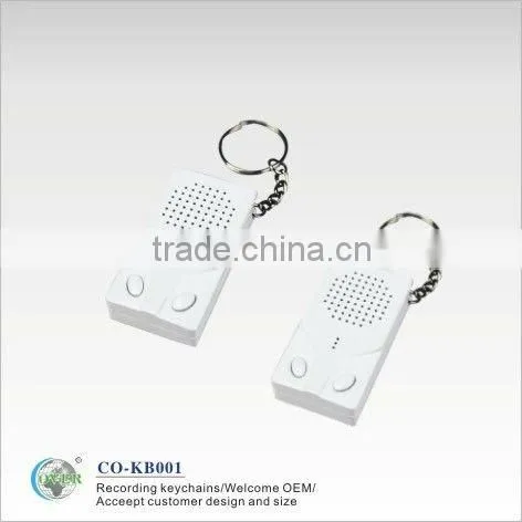 mini sound recorder keychain